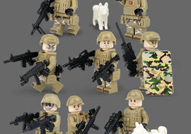 Chinese Army 8 Man Squad - Mil-Blox