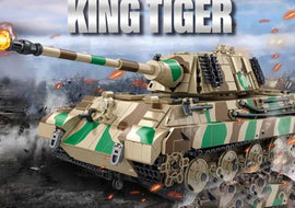 WWII - Remote Controlled German King Tiger Tank - Legendary Series - Mil-Blox