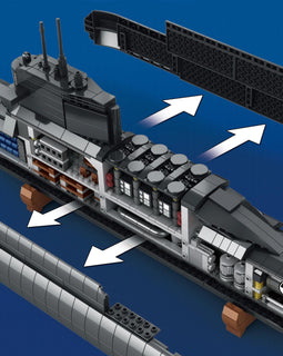 Sturgeon Class Nuclear Attack Submarine - Legendary Series - Mil-Blox