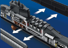 Sturgeon Class Nuclear Attack Submarine - Legendary Series - Mil-Blox