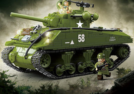 WWII - U.S. M4A3 Sherman Tank - Mil-Blox