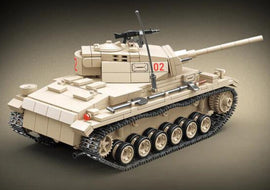 WWII - German Panzer 3 Battle Tank - Mil-Blox