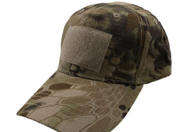 Velcro Tactical Hat - Highlander Tan Camo