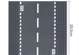 32x32 Straight Road Base Plate - Mil-Blox