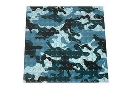 16x16 Blue Camo Plate - Mil-Blox