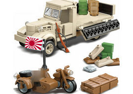 WWII - Japanese Nissan 180 Truck and Motorcycle - Mil-Blox