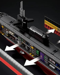 Los Angeles Class Nuclear Attack Submarine - Legendary Series - Mil-Blox