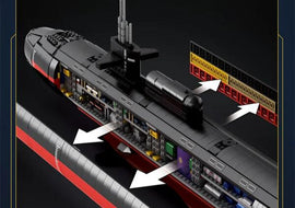 Los Angeles Class Nuclear Attack Submarine - Legendary Series - Mil-Blox