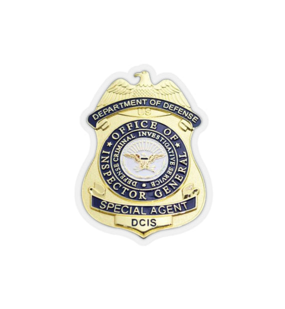 DCIS Badge Sticker – Tactically Suited