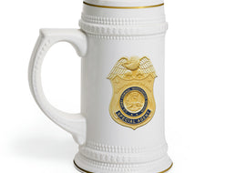 Army CID Badge and Seal Beer Stein Mug