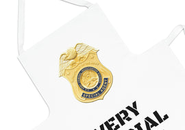 PD Army CID Badge - Very Special Agent Kitchen Apron