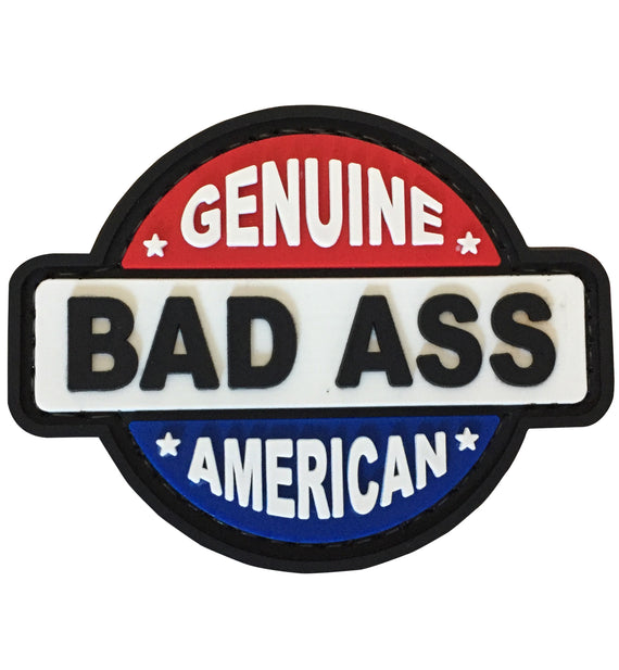 Genuine, Bad Ass, American PVC Patch – Tactically Suited