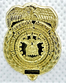 AFOSI 1" Mini Badge - Gold Lapel Pin (Shiny) - Tactically Suited