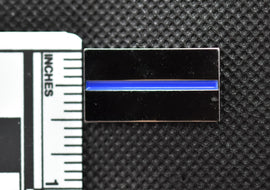 Thin Blue Line Lapel Pin - Tactically Suited