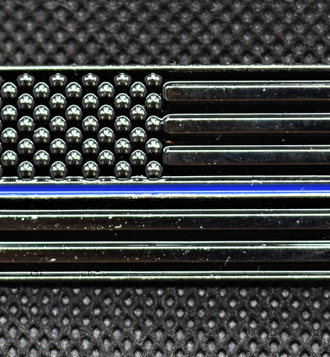 Thin Blue Line Flag Lapel Pin Tactically Suited 0094