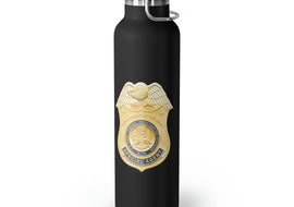 Army CID Badge and Seal - Copper Vacuum Insulated Bottle, 22oz